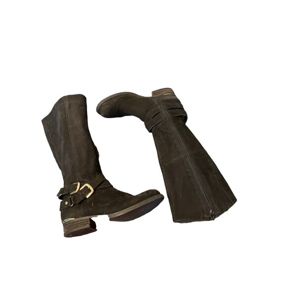 Steve Madden Women’s Amill Black Leather Riding Boots size 6.5 - Picture 6 of 11